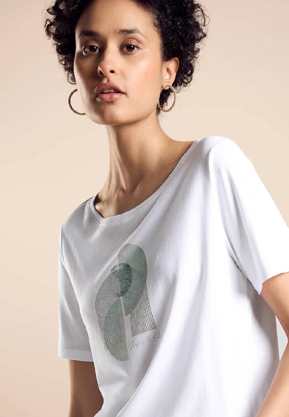 Street One T-Shirt mit Artwork Print