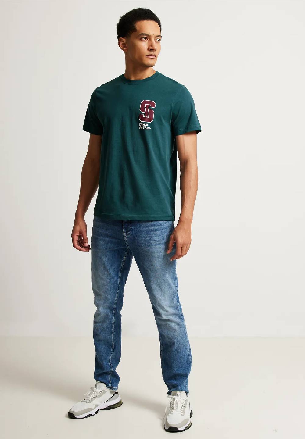 Street One T-Shirt mit Brustprint