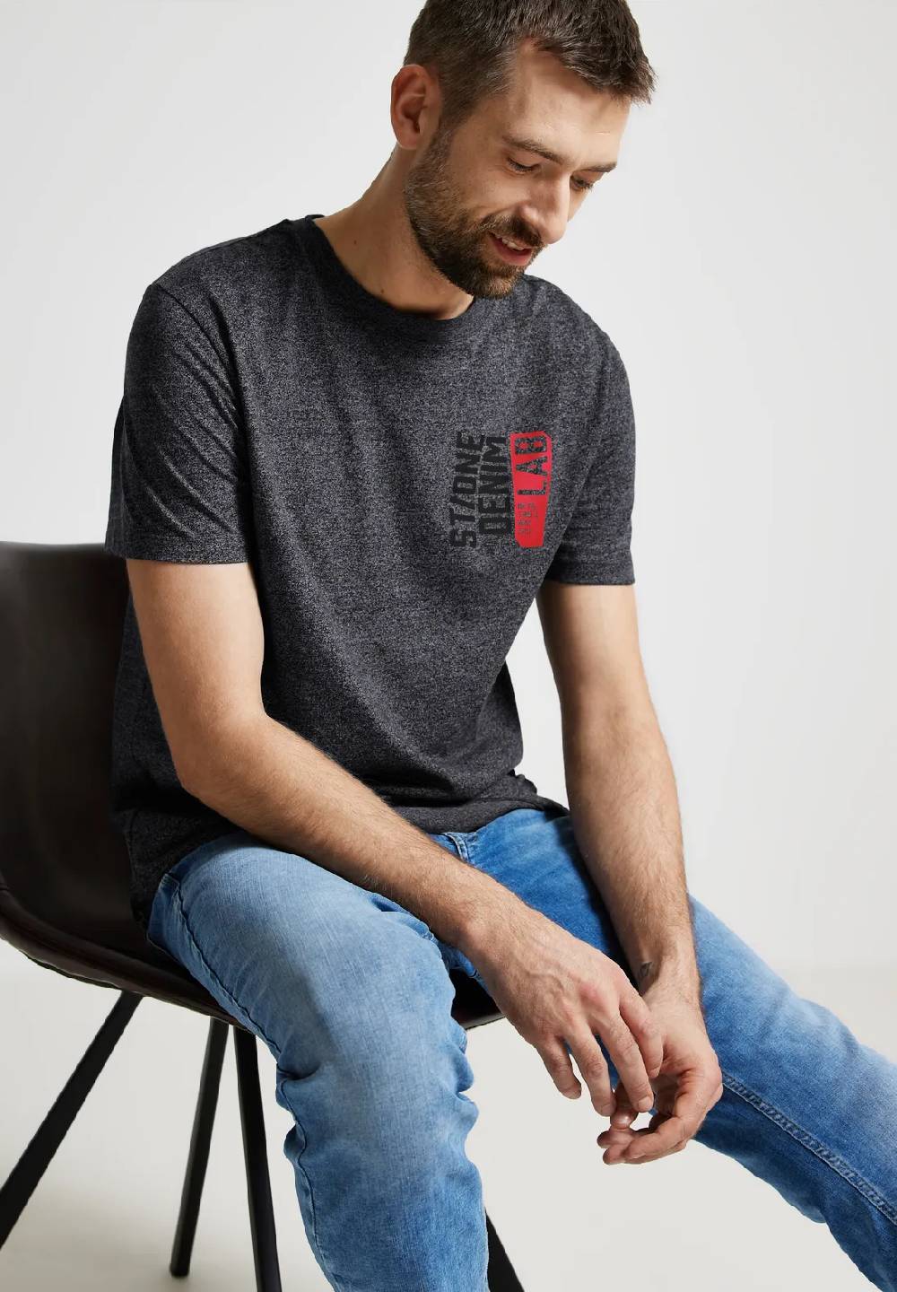 Street One T-Shirt mit Brustprint