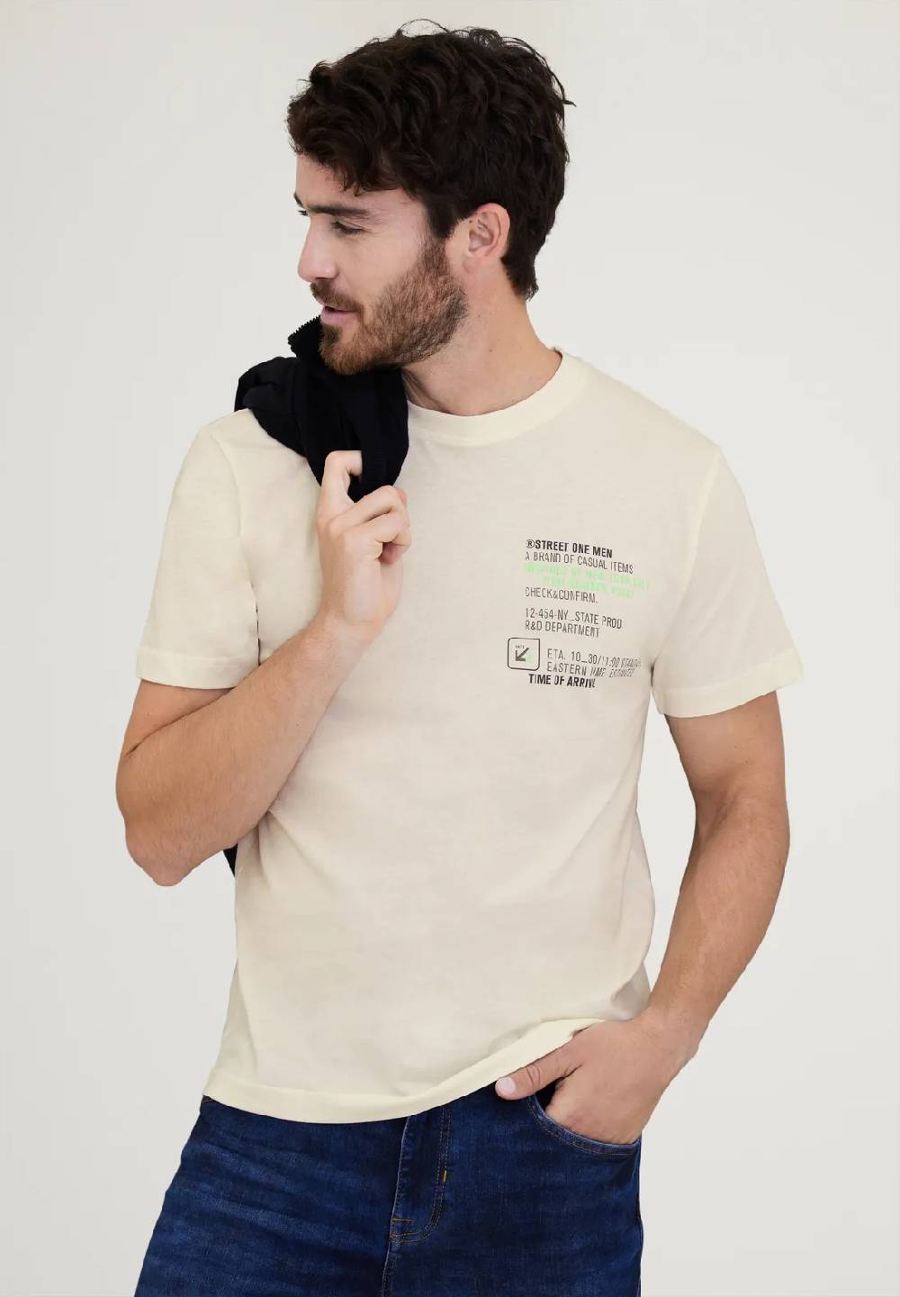 Street One T-Shirt mit Brustprint