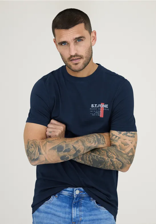 Street One T-Shirt Mit Brustprint