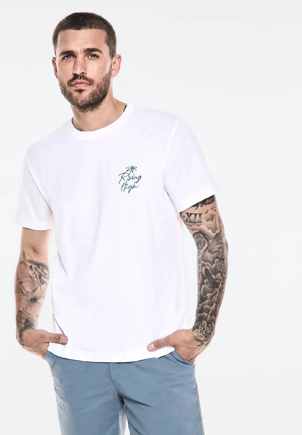Street One T-Shirt mit Brustprint