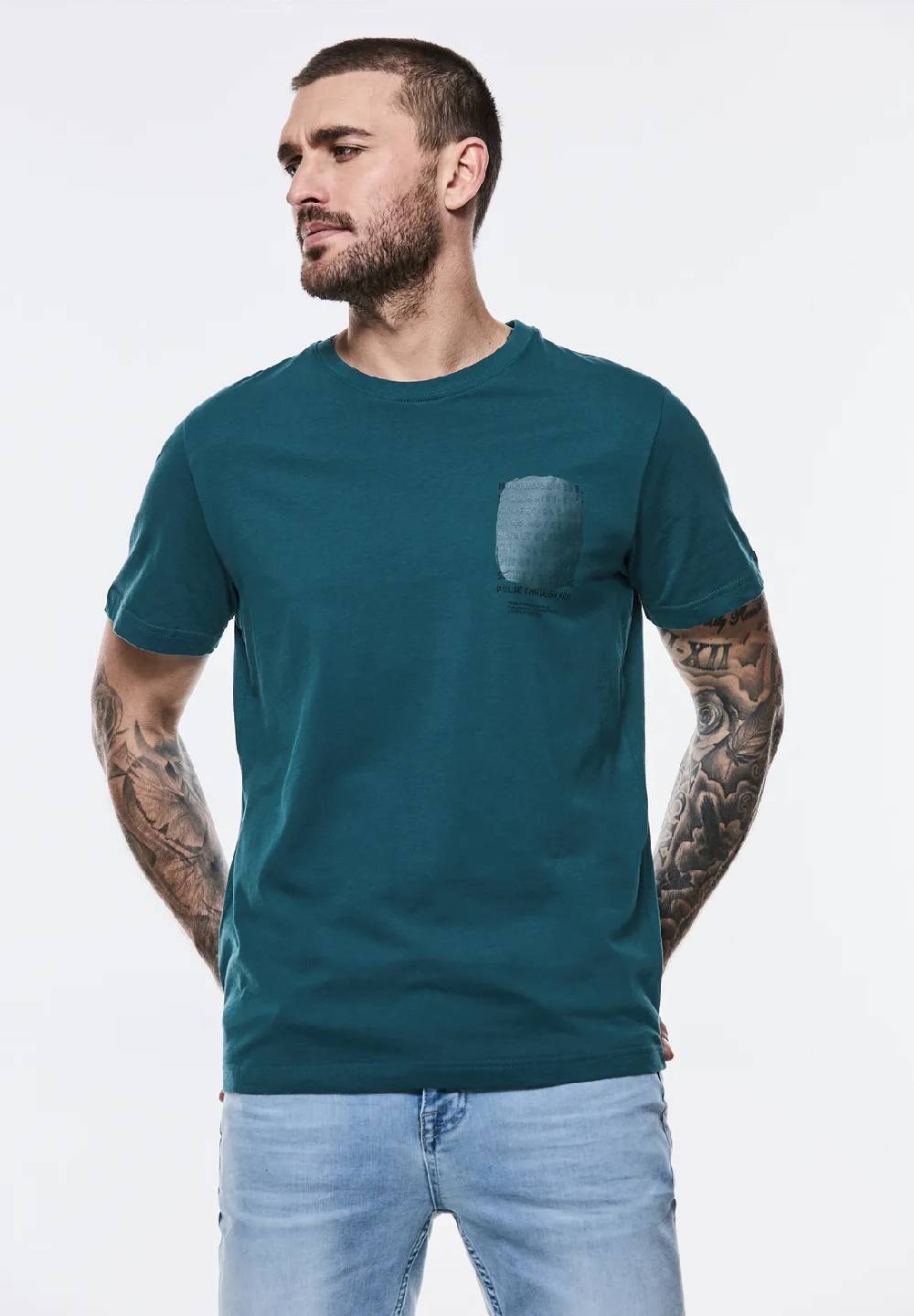 Street One T-Shirt mit Brustprint