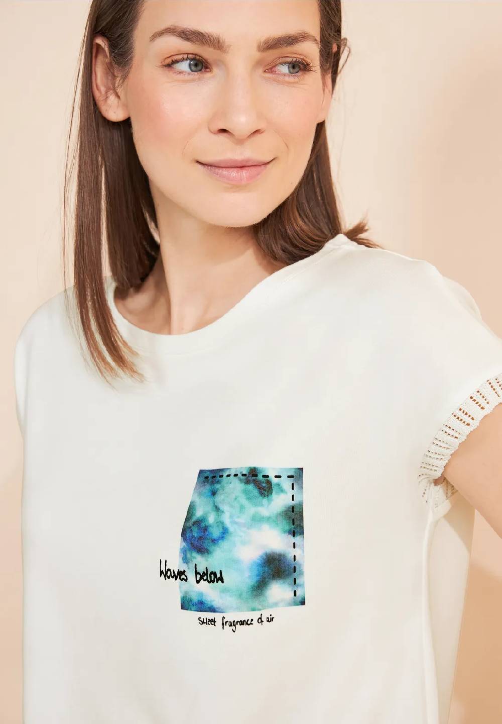 Street One T-Shirt mit Brustprint