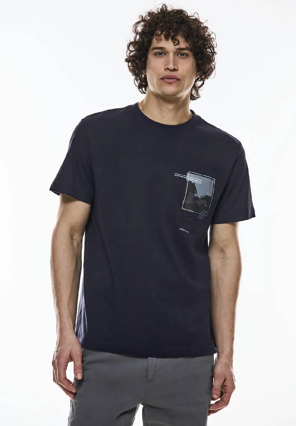 Street One T-Shirt mit Brustprint