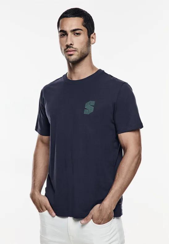 Street One T-Shirt Mit Brustprint