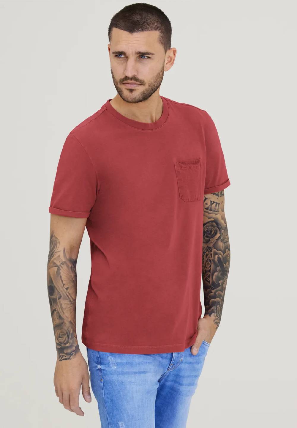 Street One T-Shirt mit Brusttasche