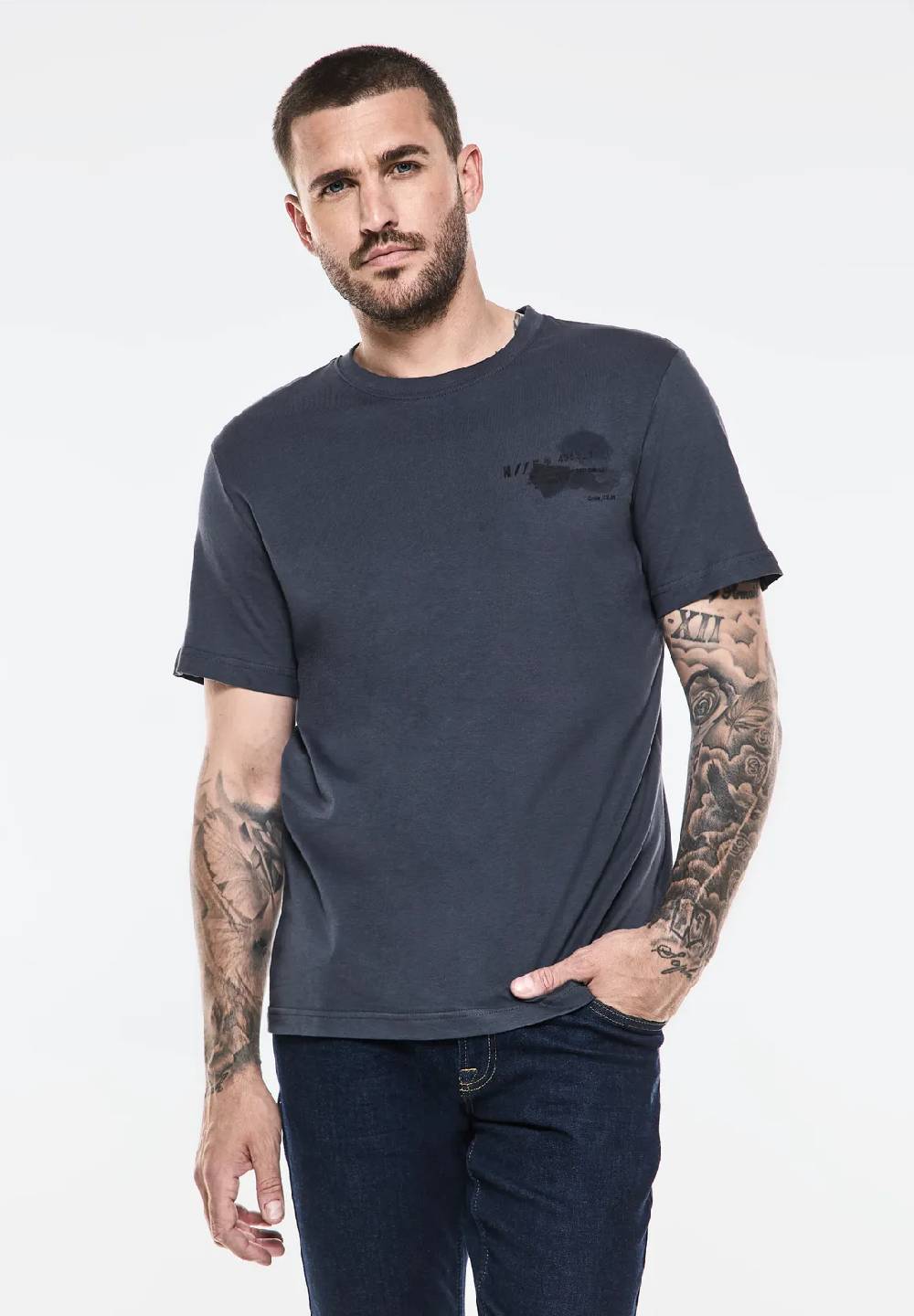 Street One T-Shirt mit Chestprint