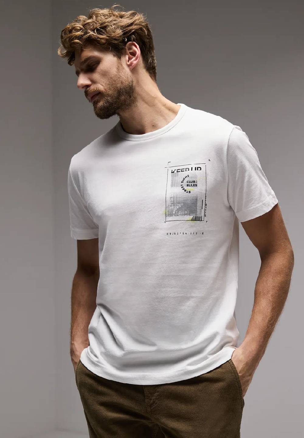 Street One T-Shirt mit Chestprint