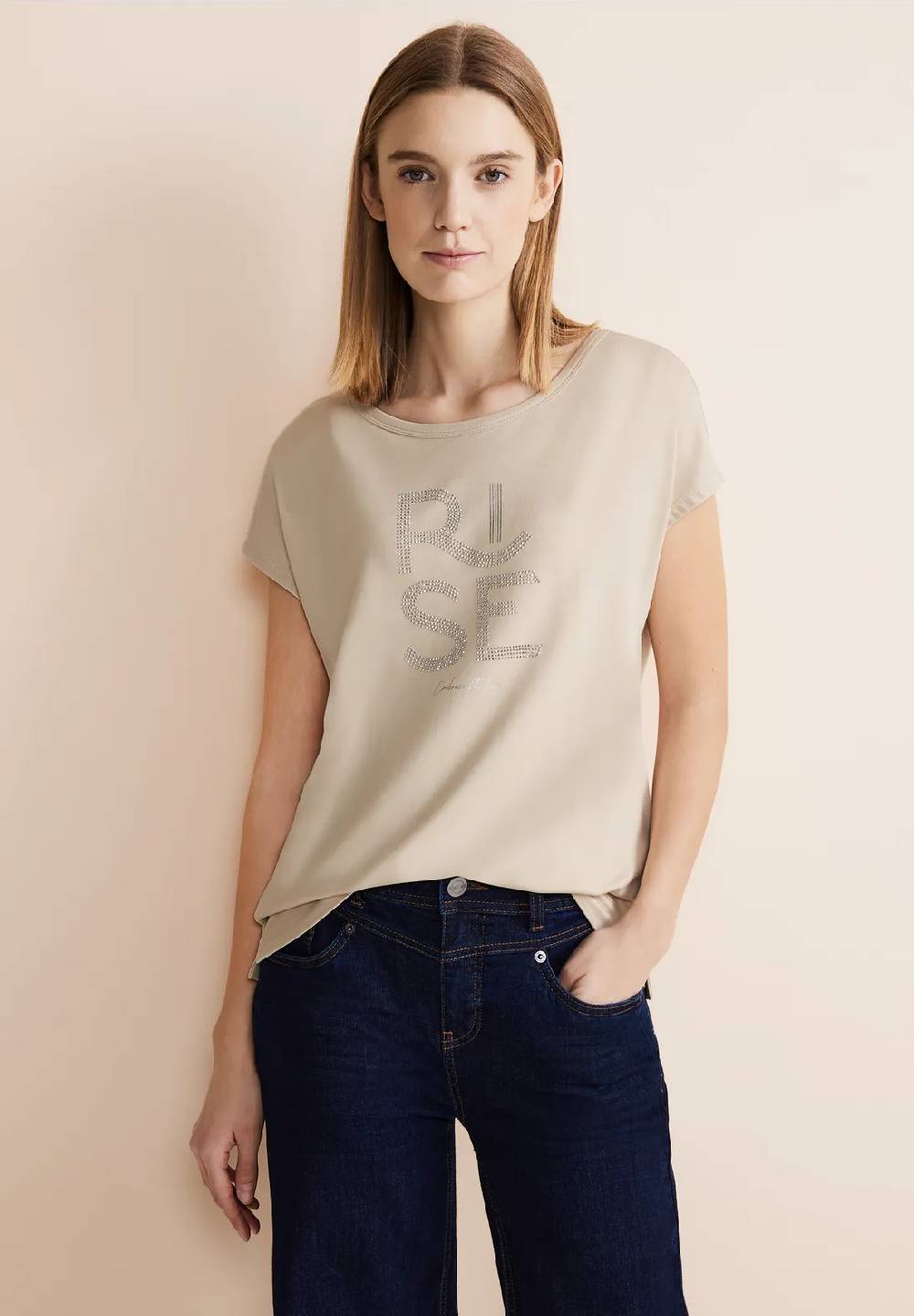 Street One T-Shirt mit Dekosteine