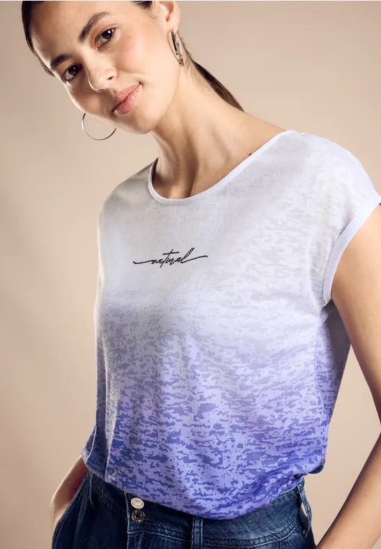 Street One T-Shirt Mit Farbverlauf