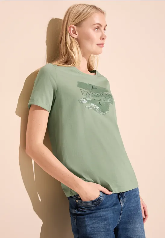 Street One T-Shirt Mit Folienprint