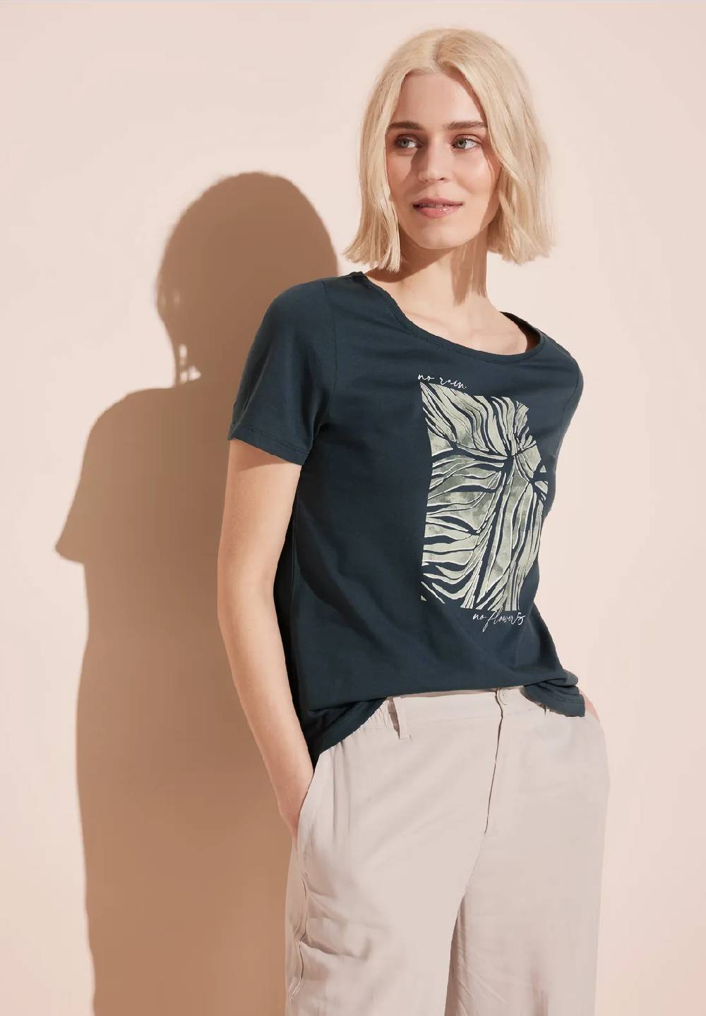 Street One T-Shirt mit Folienprint