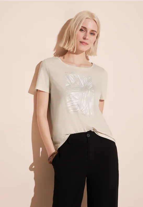 Street One T-Shirt Mit Folienprint