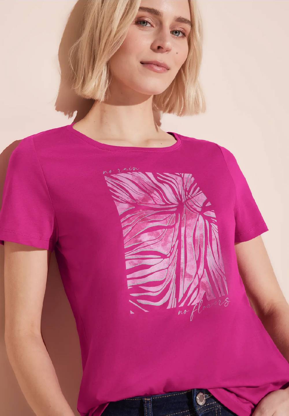 Street One T-Shirt mit Folienprint