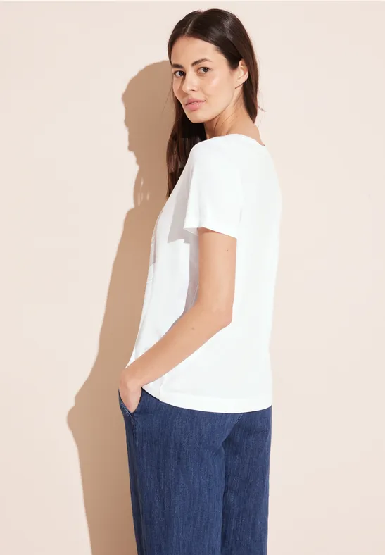 Street One T-Shirt Mit Folienprint