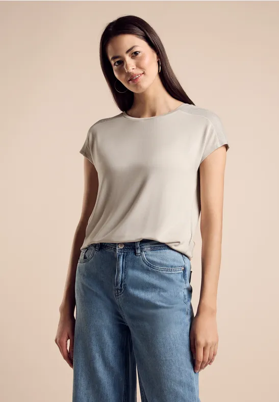 Street One T-Shirt Mit Glanz-Detail