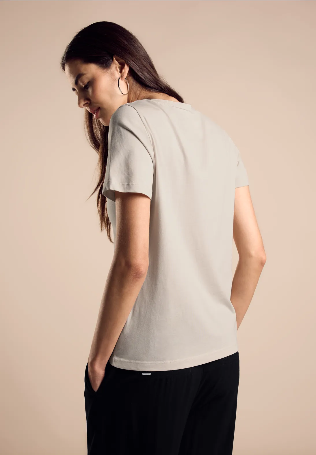 Street One T-Shirt Mit Glitter-Motiv