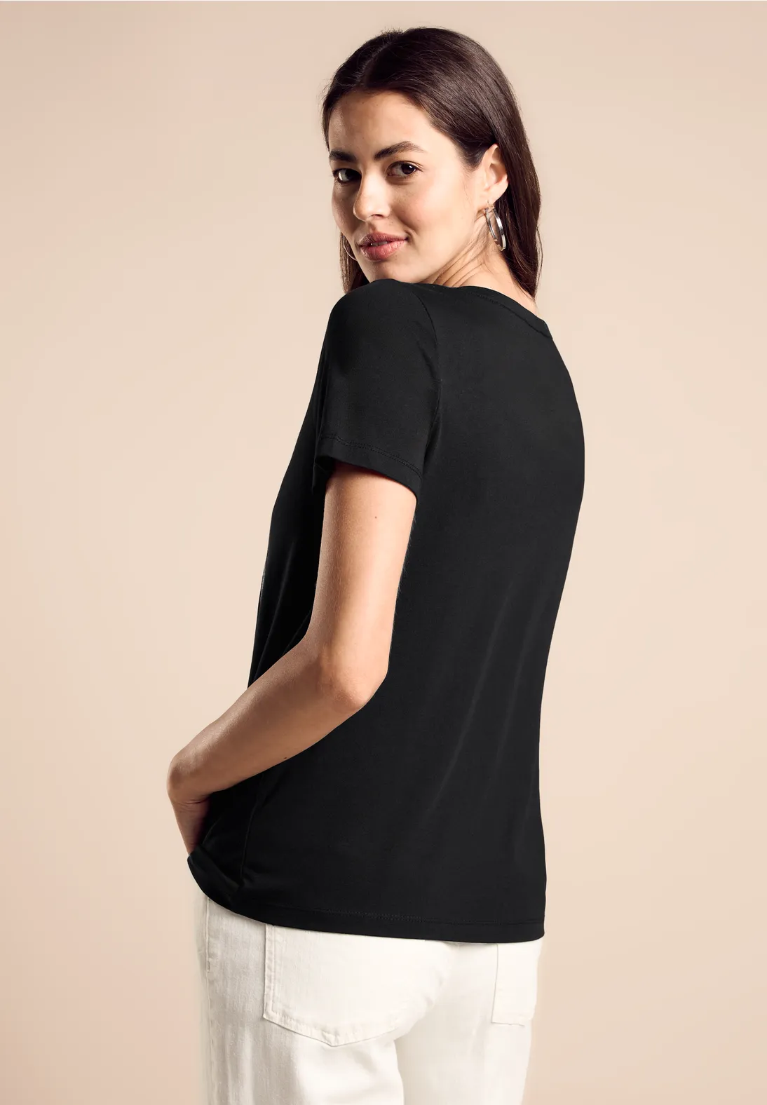 Street One T-Shirt Mit Glitter-Motiv