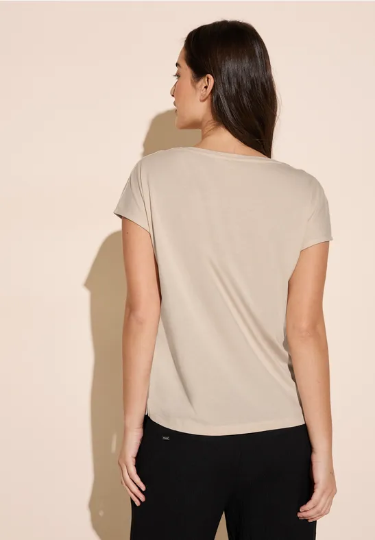 Street One T-Shirt Mit Glitzerwording