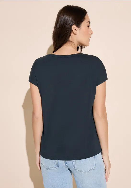 Street One T-Shirt Mit Glitzerwording