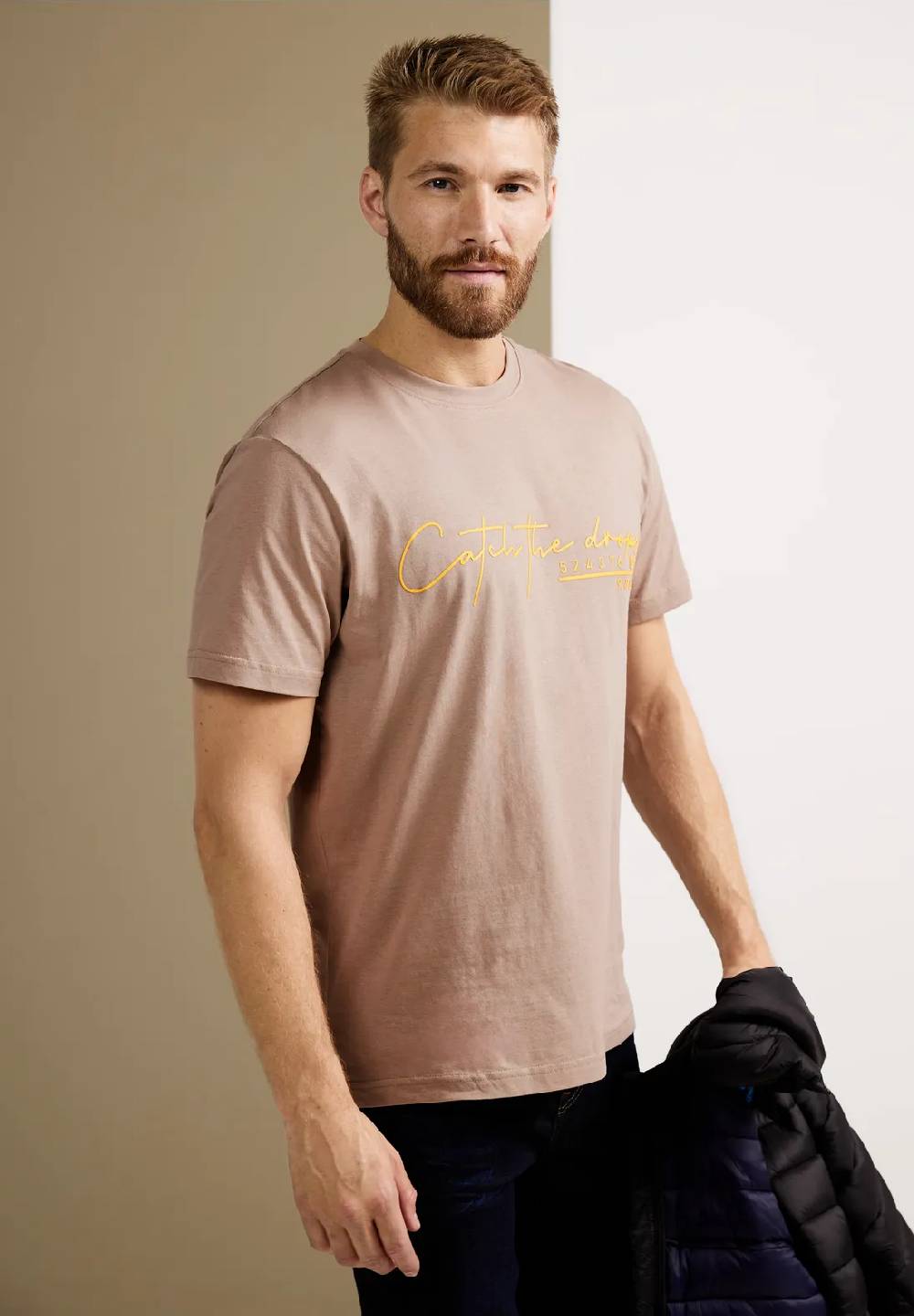 Street One T-Shirt mit gummiertem Print