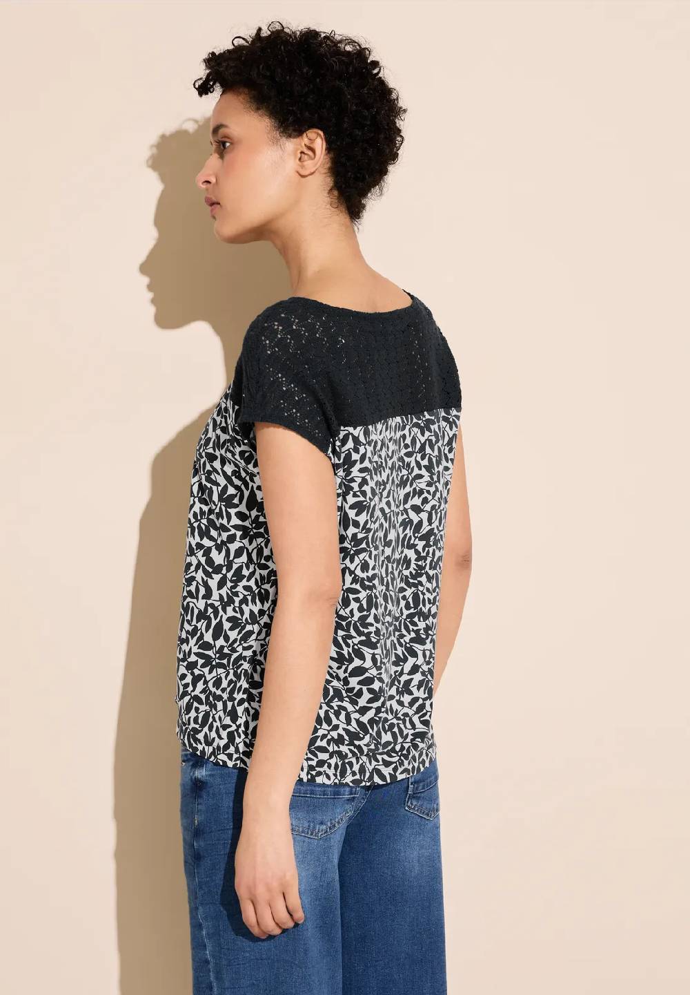 Street One T-Shirt Mit Häkeldetail