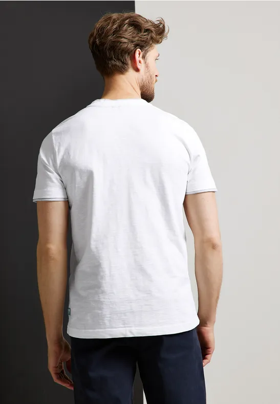 Street One T-Shirt Mit Henleyausschnitt