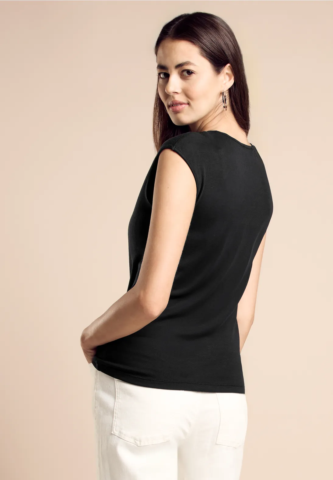 Street One T-Shirt Mit Herzausschnitt