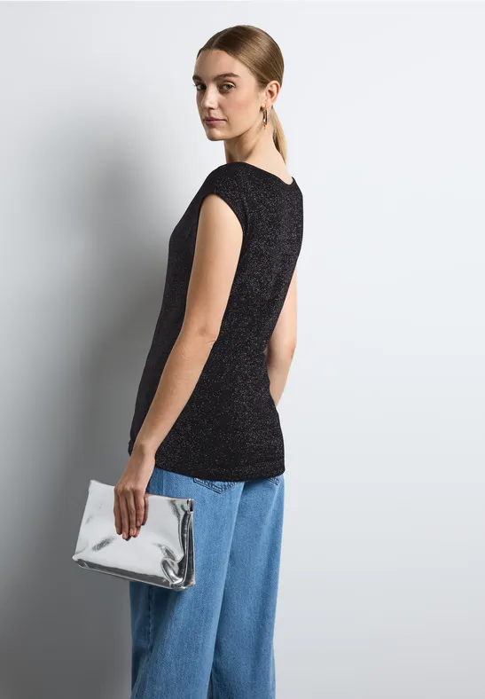 Street One T-Shirt Mit Herzausschnitt