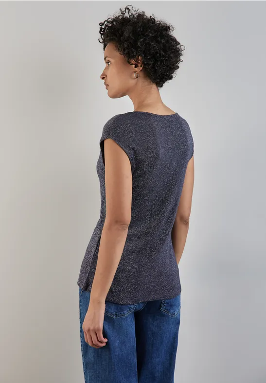 Street One T-Shirt Mit Herzausschnitt - Style ADA