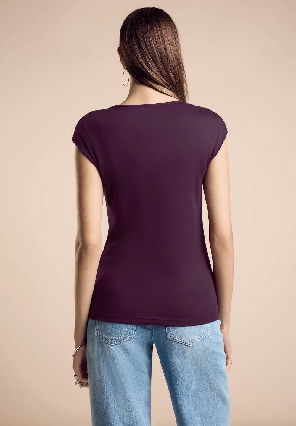 Street One T-Shirt Mit Herzausschnitt - Style ADA