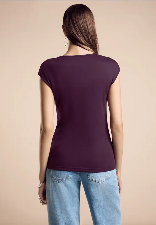 Street One T-Shirt Mit Herzausschnitt - Style ADA