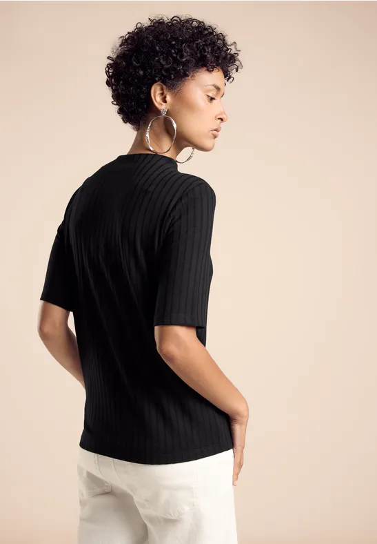 Street One T-Shirt Mit Knopf-Detail