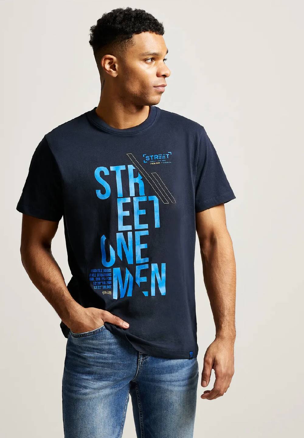 Street One T-Shirt mit Labelprint