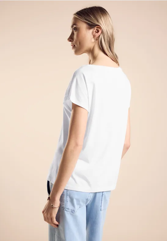 Street One T-Shirt Mit Lady Print