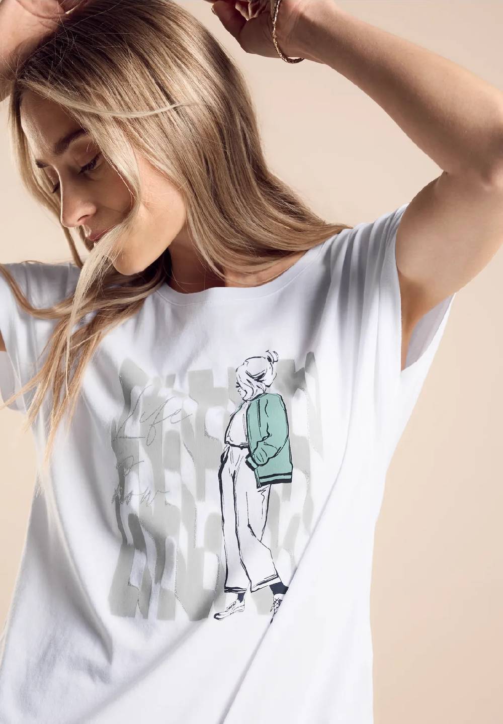 Street One T-Shirt mit Lady Print