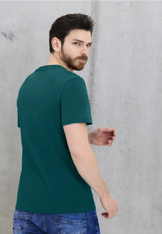 Street One T-Shirt Mit Metallic Print