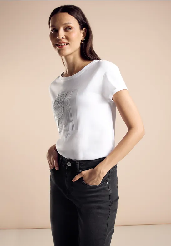 Street One T-Shirt Mit Pailetten