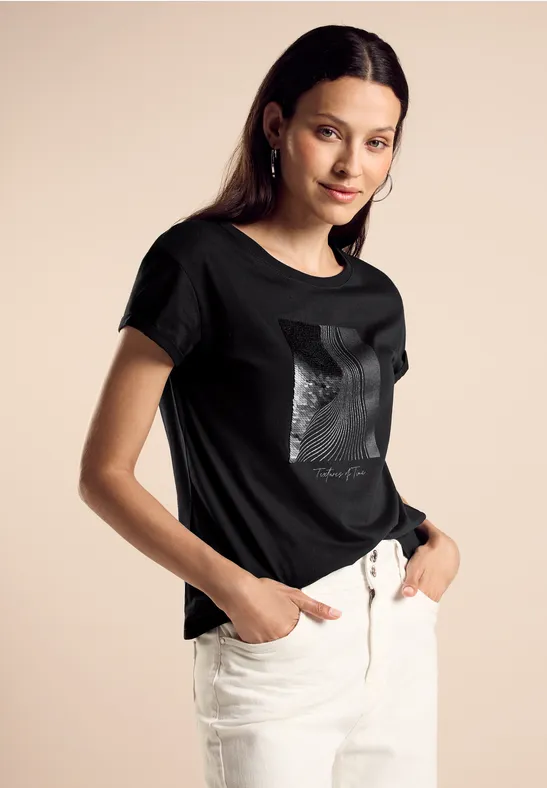 Street One T-Shirt Mit Pailetten
