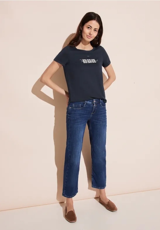 Street One T-Shirt Mit Partprint