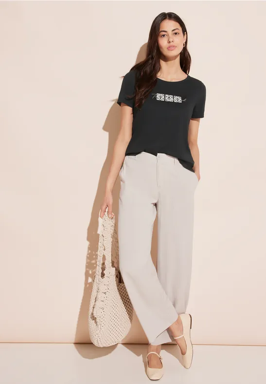 Street One T-Shirt Mit Partprint