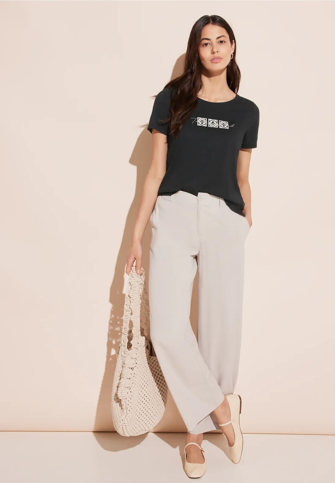 Street One T-Shirt mit Partprint