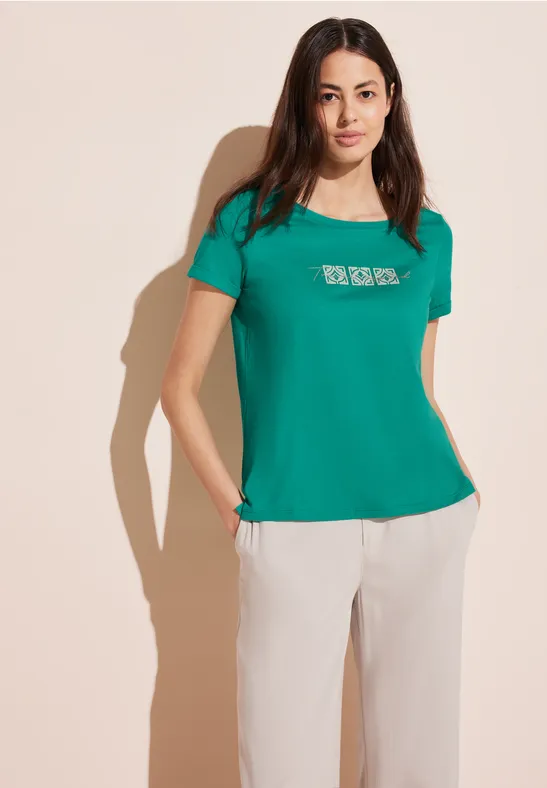 Street One T-Shirt Mit Partprint