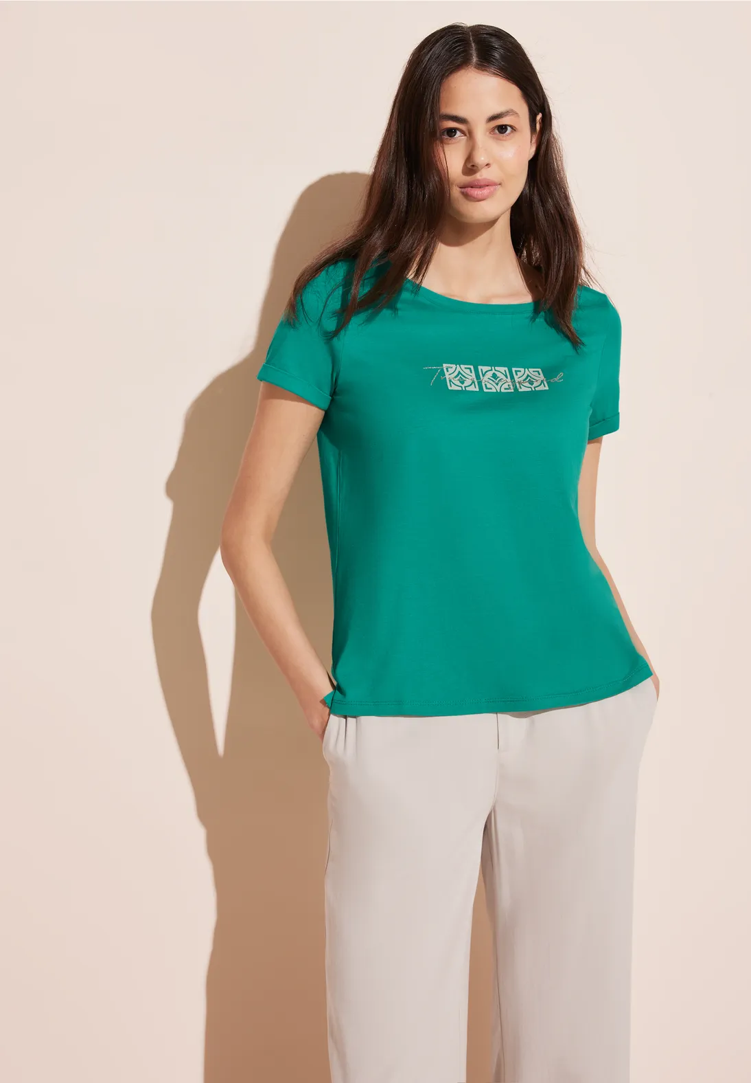 Street One T-Shirt mit Partprint