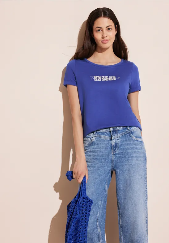 Street One T-Shirt Mit Partprint