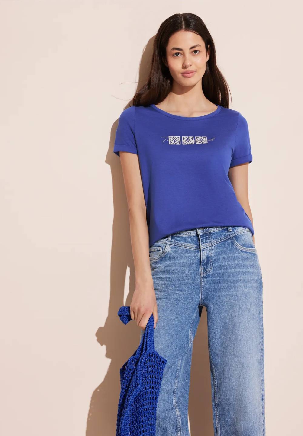 Street One T-Shirt mit Partprint