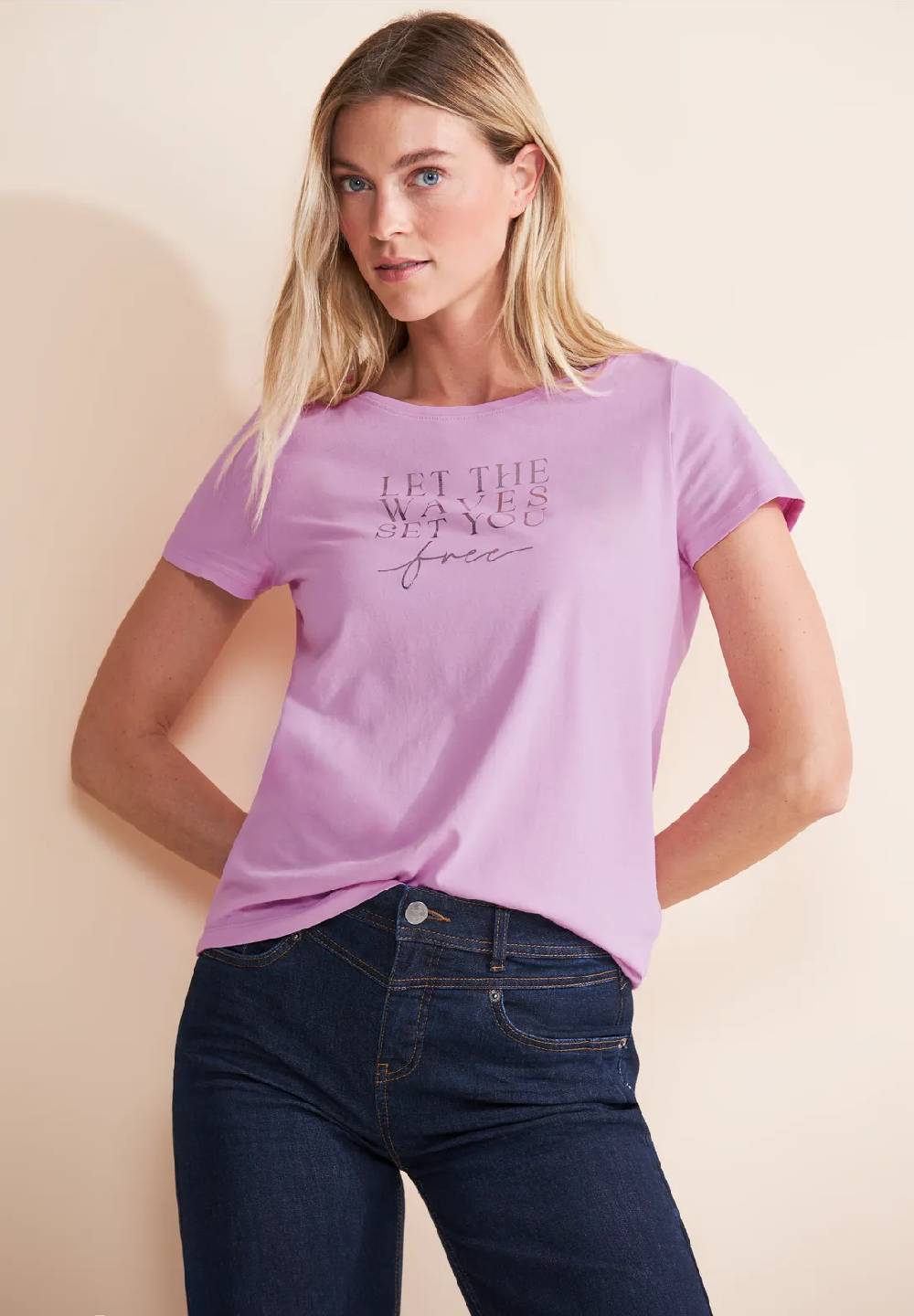 Street One T-Shirt mit Partprint