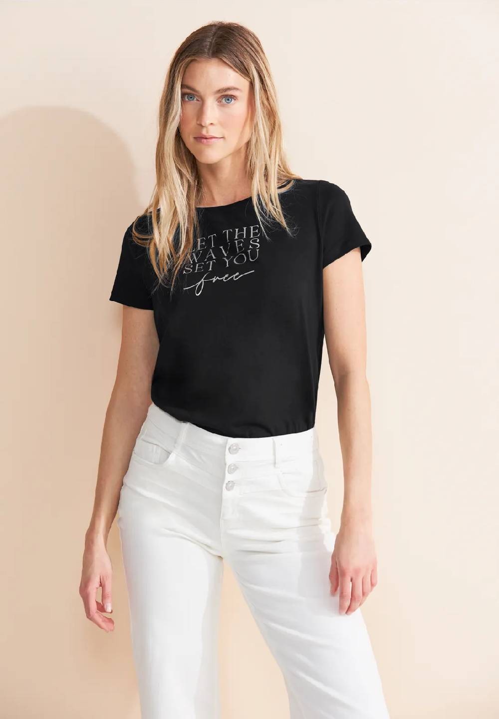 Street One T-Shirt mit Partprint