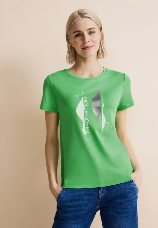 Street One T-Shirt Mit Partprint